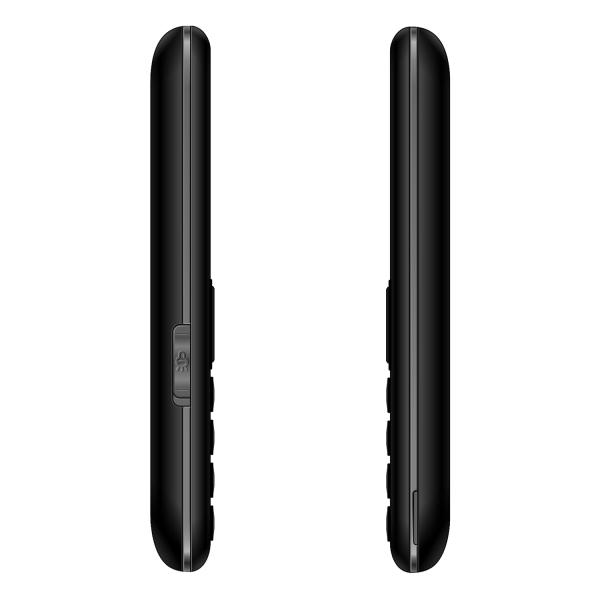 EVOLVEO EasyPhone XS, mobilný telefón pre seniorov, čierny 