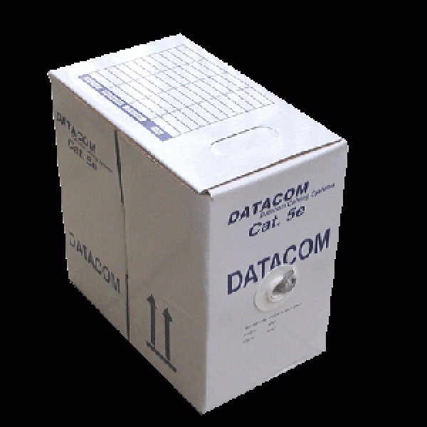 DATACOM UTP Cat5e PVC kábel 305m (drôt), sivý