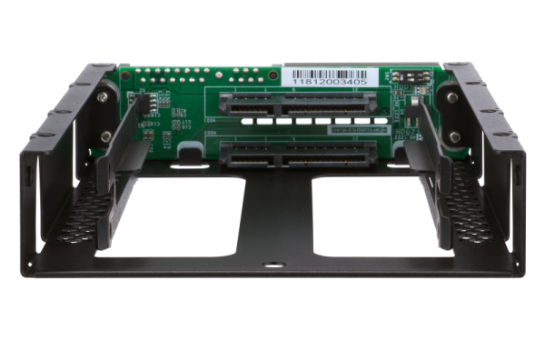 QNAP adaptér QDA-A2AR (2x 2, 5" SATA sloty v 3, 5" SATA rámčeku) 