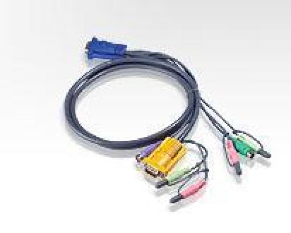 ATEN KVM združ. kábel k CS-1732, 34, 54, 58, PS2, 3m