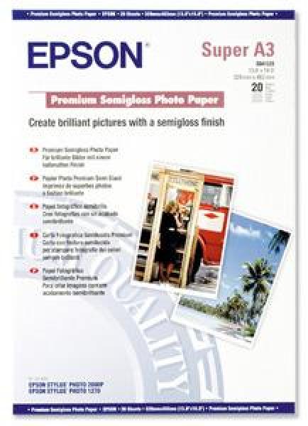 EPSON A3+, Premium Semigloss Photo Paper (20listov)