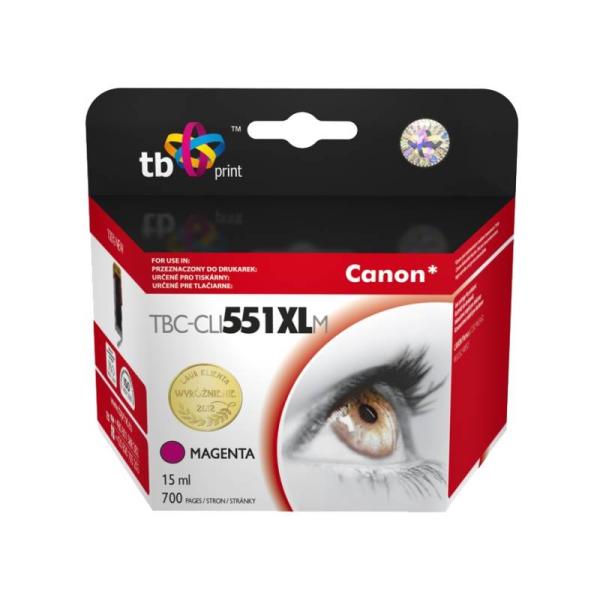 Ink. kazeta TB komp. s Canon CLI-551XL, 6445B001 MG