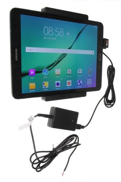   Brodiť držiak do auta na Samsung Galaxy Tab S2 9.7 bez púzdra, so skrytým nabíjaním 
