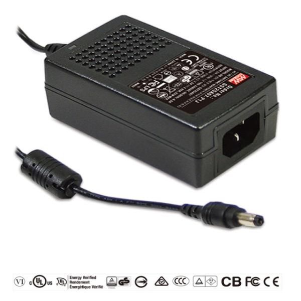MEANWELL GST25A12-P1J stolný nap.zdroj 12V 25W