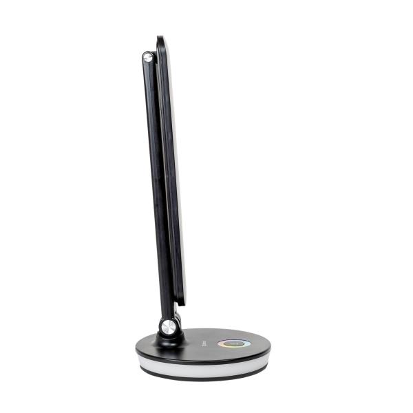 Platinet stolná LED lampa 12W stmievateľná, dotykové ovládanie, USB port, čierna 