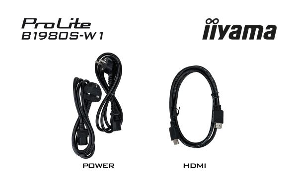 19" LCD iiyama ProLite B1980S-W1:1280x1024, HDMI, DP 