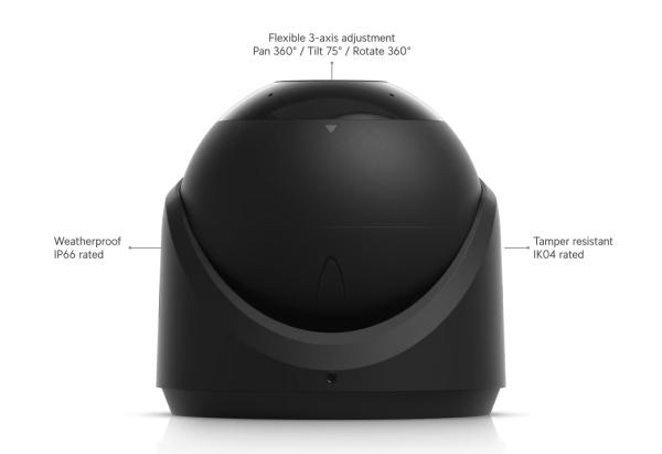 UBNT UVC-G6-Turret, UniFi Video Camera G6 Turret Ultra černá 