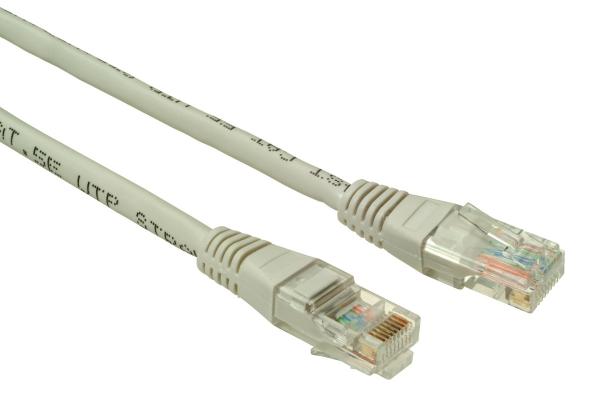 SOLARIX patch kabel CAT6 UTP PVC 0, 5m šedý non-snag proof