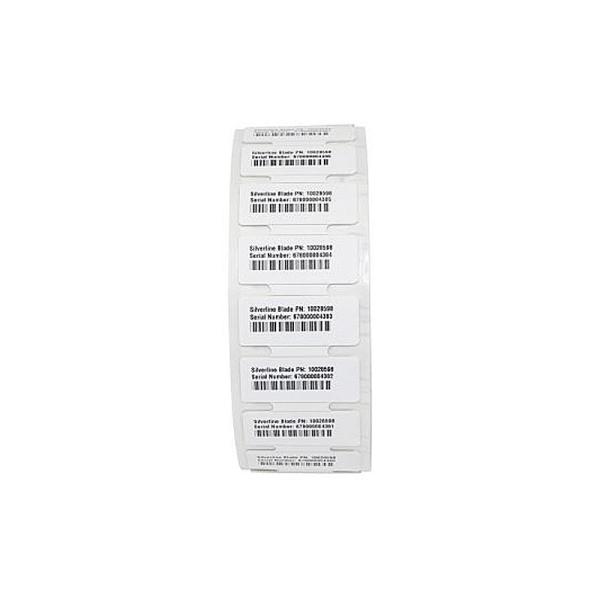 Label RFID 110x13mm; Printable White PET, High Perf. Acrylic Adhesive, 869MHz, 1000/ roll