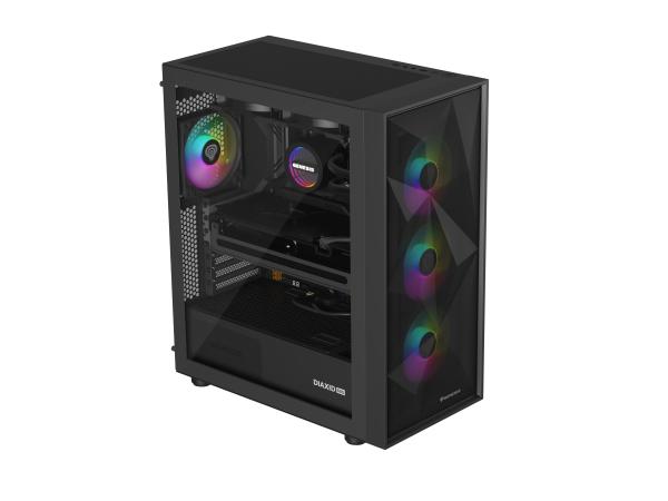 Vodné chladenie Genesis HYDRIA 240, ARGB, čierne 