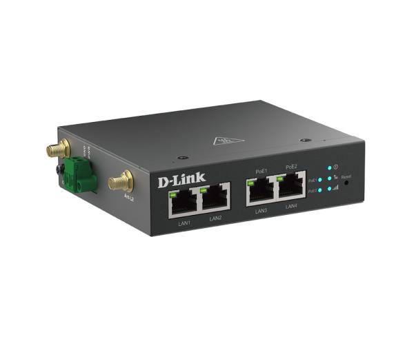 D-Link DWM-314-TP E 4G MCPoEM - 4x Fast Eth (2x PoE) 