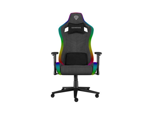 Herné kreslo Genesis TRIT 660, RGB, Šedé 