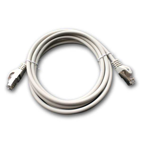 DATACOM Patch cord S/ FTP CAT6A 2m sivý