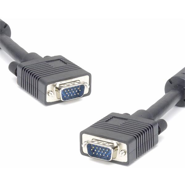 PremiumCord Kábel k monitoru HQ (Coax) 2x ferrit, SVGA 15p, DDC2, 3x Coax + 8žil, 10m