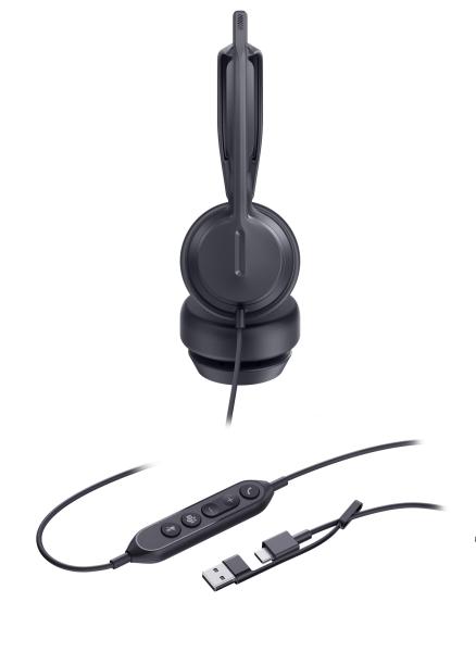 Yealink UH42 Dual Teams USB-C A, drôtová náhlavná 