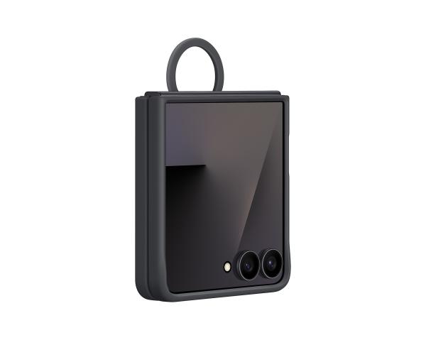 Samsung Silikónový kryt s držiakom na prst Flip7 Black 