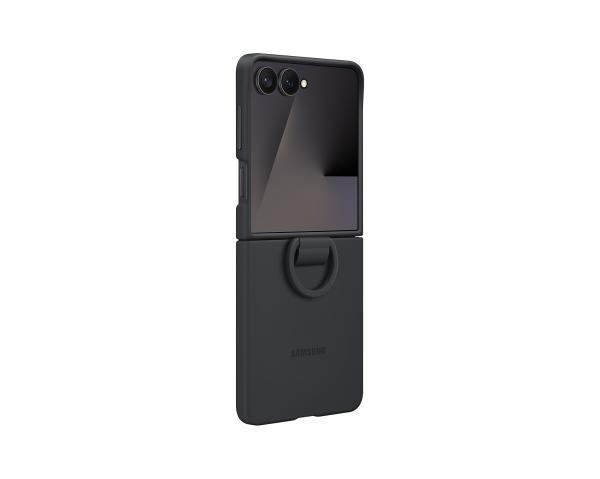 Samsung Silikónový kryt s držiakom na prst Flip7 Black 
