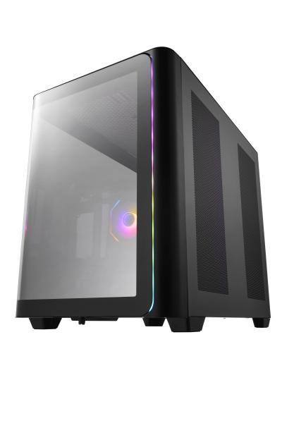 FSP ATX Midi Tower M580-BP/ Midi Tower/ Transpar./ Čierna 