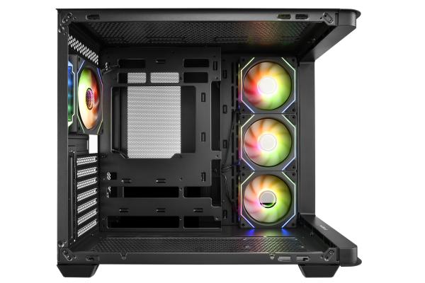 FSP ATX Midi Tower M580-BP/ Midi Tower/ Transpar./ Čierna 