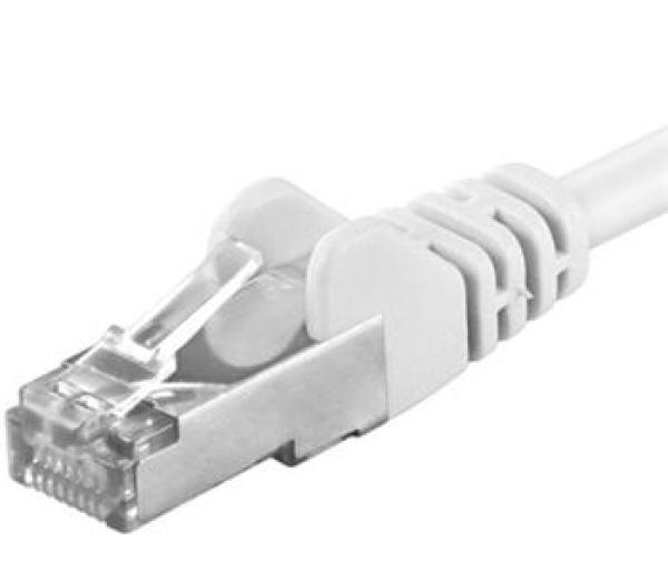 Premiumcord Patch kabel CAT6a S-FTP, RJ45-RJ45, AWG 26/ 7 2m, bílá