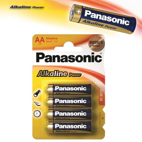 Alkalická batéria AA Panasonic Alkaline Power 4ks