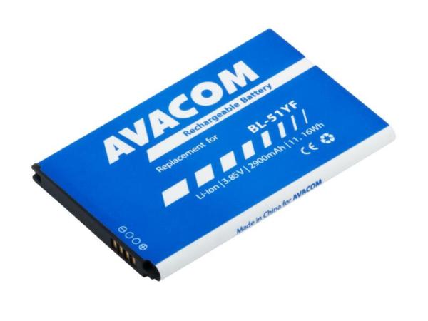 Batéria AVACOM GSLG-LG320-S2900 do mobilu LG H815 G4 Li-Ion 3, 85 V 2900mAh (náhrada BL-51YF)