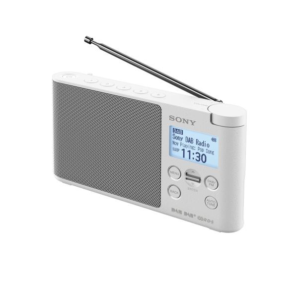 Sony radiopřijímač XDRS41DW.EU8 DAB tuner bílý