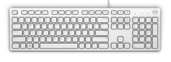 Dell KB216/ Drôtová USB/ US layout/ Biela