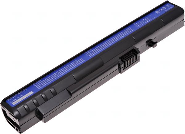 Baterie T6 power Acer Aspire One 8, 9, 10, 1, A110, A150, D150, D250, P531h, 2600mAh, 29Wh, 3cell