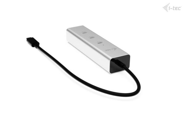 i-tec USB-C Charging Metal HUB 5port s USB-C video 8K, Power Delivery 85W 