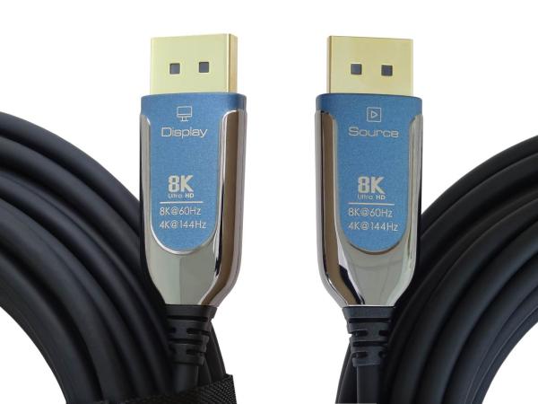 PremiumCord 8K DP 1.4 optický 30m 