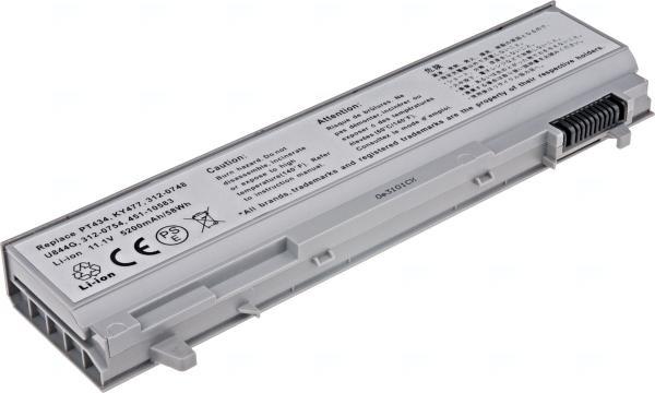 Batéria T6 Power pre Dell Latitude E6400, E6410, E6500, E6510, Precision M4400, 5200mAh, 58Wh, 6cell