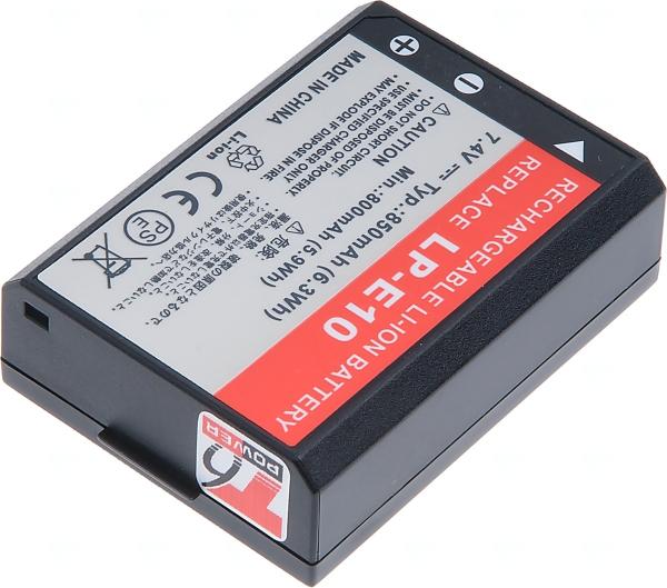 Batéria T6 Power pre Canon LP-E10, 1050mAh, 7, 8Wh 