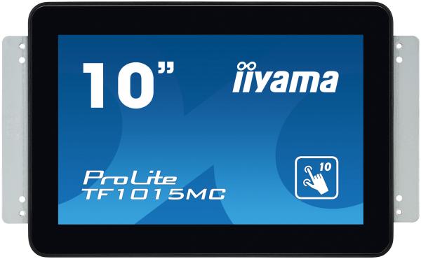 10" iiyama TF1015MC-B2: VA, WXGA, capacitive, 10P, 500cd/ m2, VGA, DP, HDMI, čierny