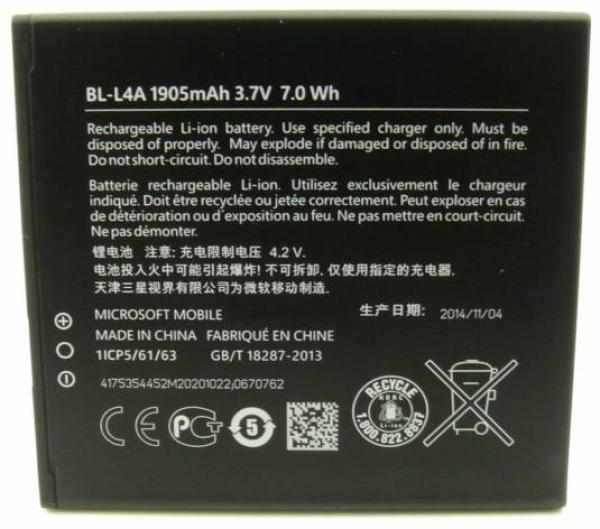 Nokia batéria BL-L4A 1905mAh Li-Ion (Bulk)
