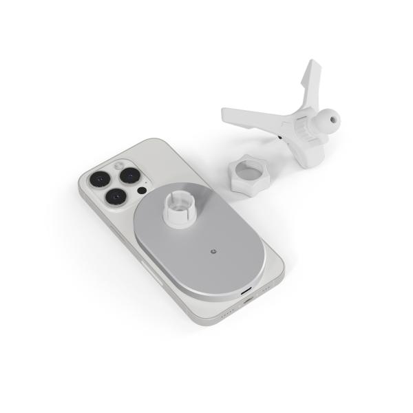 Epico Ellipse MagSafe Car Charger - strieborná 