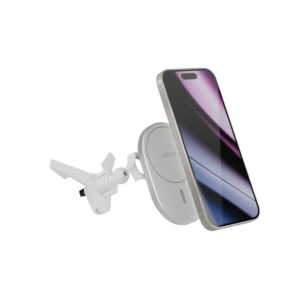 Epico Ellipse MagSafe Car Charger - strieborná 