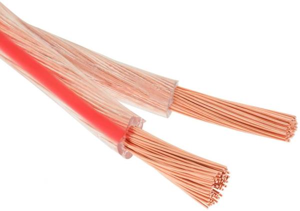 PremiumCord Reproduktorové káble 100% CU meď 2x1, 5mm 25m 