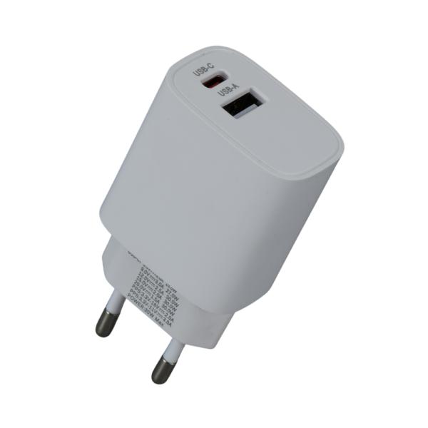 iGET PA20 - napájací adaptér USB-A (10 W) a USB-C (20 W), univerzálny a pre tablety iGET 
