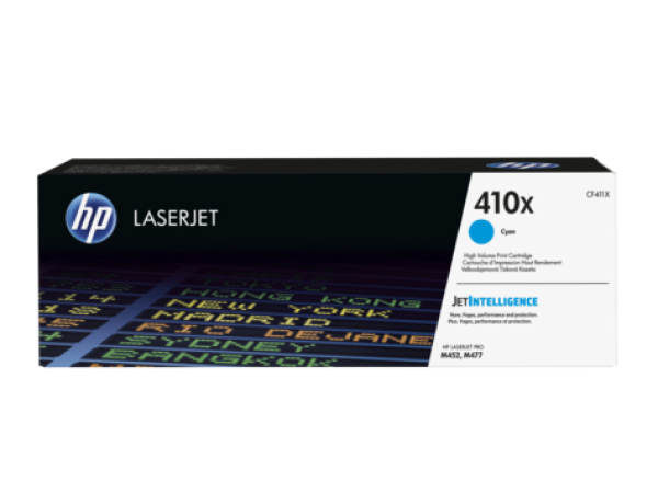 HP 410X tlačová kazeta azúrová veľká, CF411X