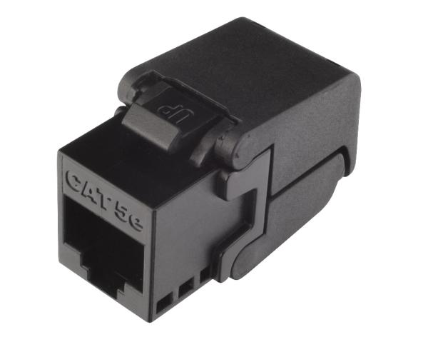 Samorezný keystone Solarix CAT5E UTP SXKJ-5E-UTP-BK-SA