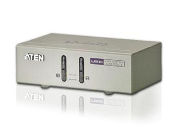 Aten 2-port KVM USB, audio 2.1, vrátane káblov