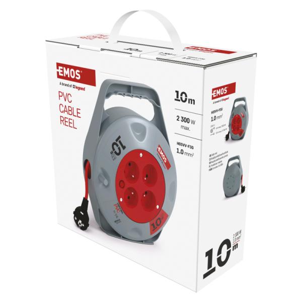 EMOS PVC Navijak 4z/ 10m 1, 0mm, IP20 