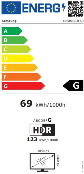 Samsung QE50LS03F 50" 4K UHD Čierna 