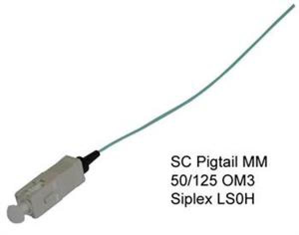 Pigtail Fiber Optic SC/ PC 50/ 125MM, 1m OM3