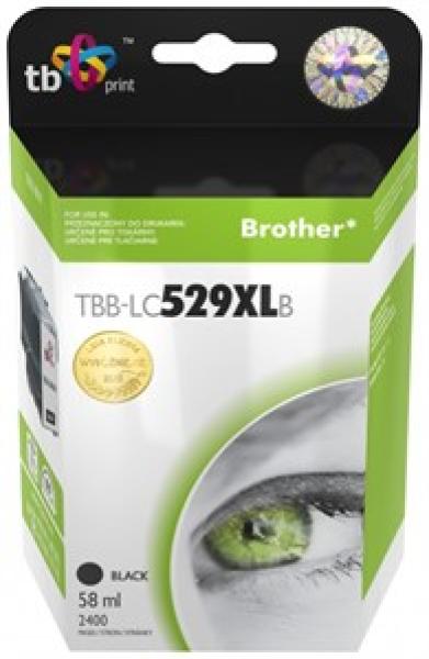 Ink. kaz. TB komp. s Brother LC529/ 539 BLACK Nová