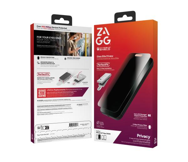 ZAGG Ochranné sklo GLASS Elite Privacy pre Apple iPhone Air 