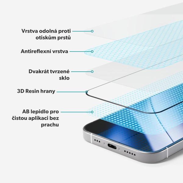 Epico AntiReflective Glass 3D iPhone 16 Pro/ 17 