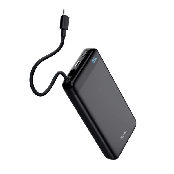 TRUST FIERA 20.000 POWERBANK FIXED CABLE 