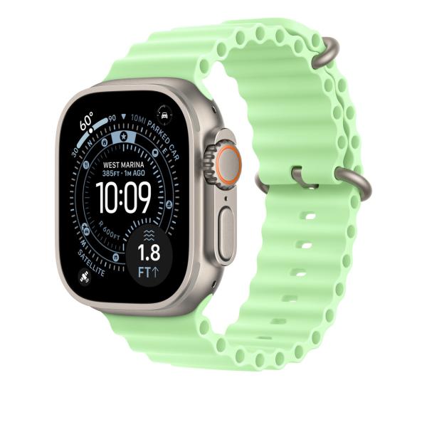 Watch Acc/ 49/ Neon Green Ocean Band - N.Titan 